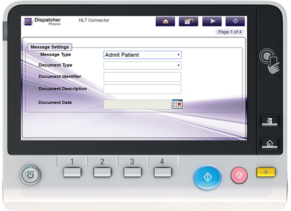 HL7 Connector on the MFP