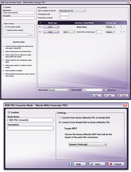 KDK Conversion nodes