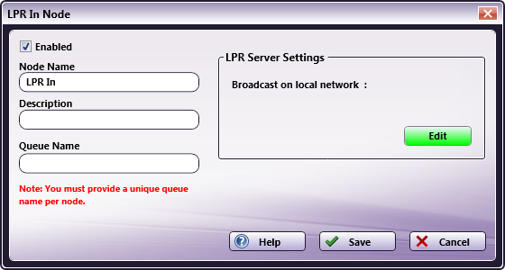 LRP In collection node