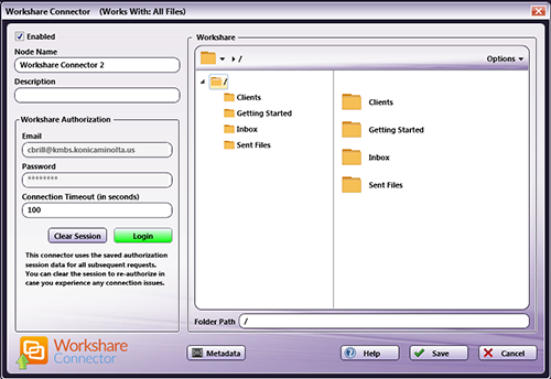 Workshare Connector